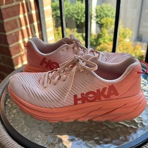 Hoka W Rincon 3 Silver Peony / Cantaloupe Women’s Running Shoes Sz 8B